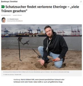 Hamburger Abendblatt Berichterstattung Schatzsuche