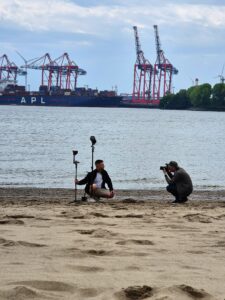 Elbstrand Fotos Metalldetektor Elbe Fotograf Hafen Hamburg