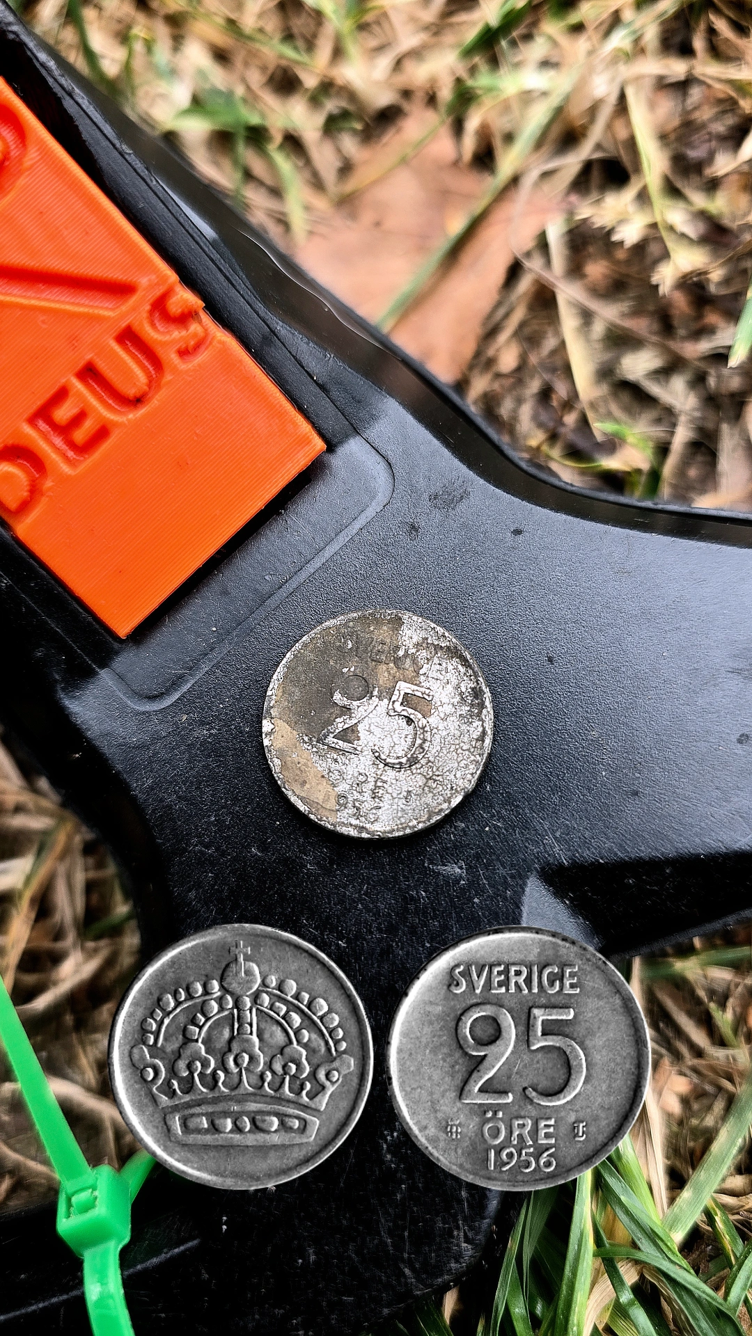 Silbermünze Geld Metalldetektor