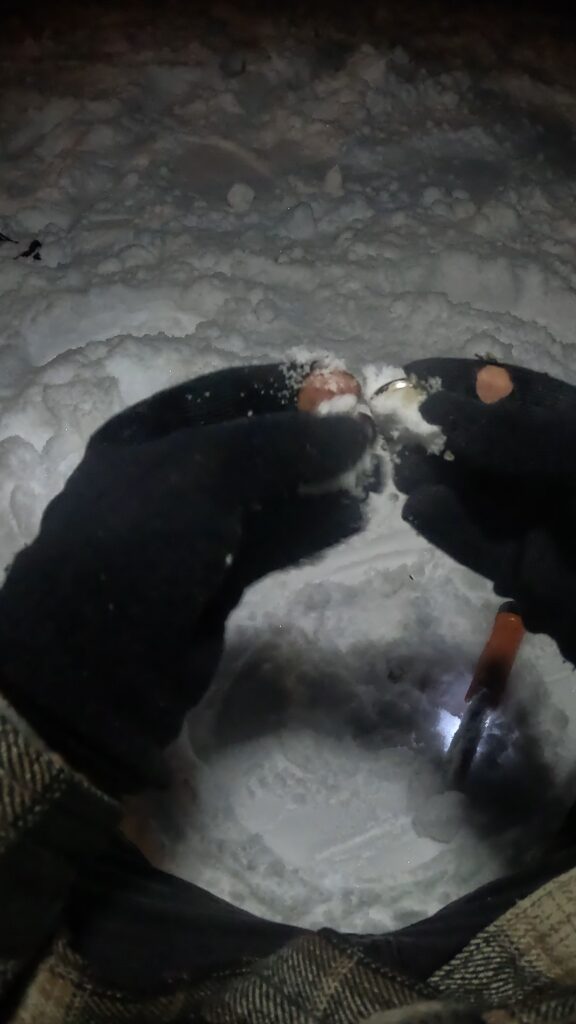 ehering schnee gefunden