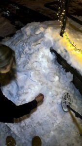 ring schnee gefunden metalldetektor